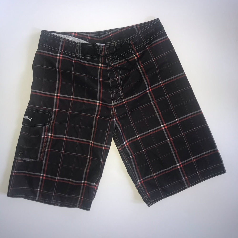 Unitop Men’s Swim/Board Shorts Black Size 34